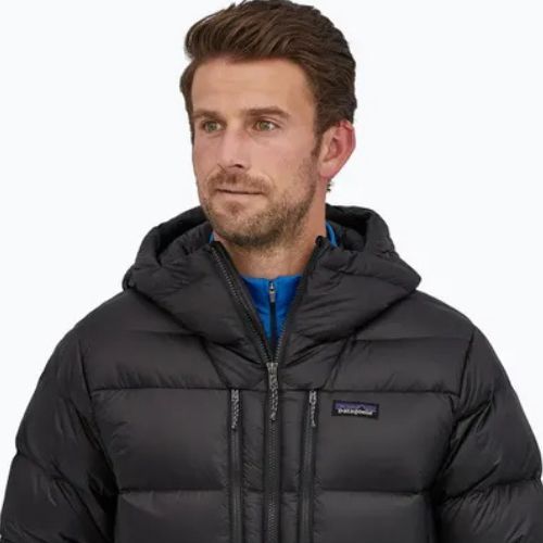 Daunenjacke Herren Patagonia Fitz Roy Down Hoody black