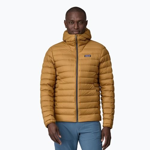 Daunenjacke Herren Patagonia Down Sweater Hoody rapotor brown