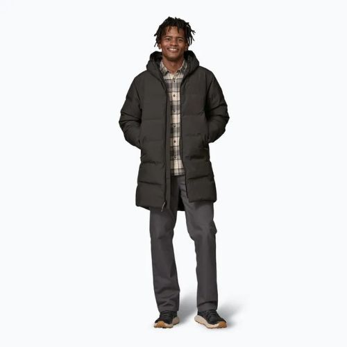 Herren-Daunenmantel Patagonia Jackson Glacier Parka schwarz