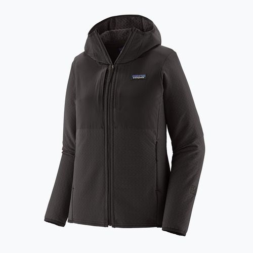 Damen Softshelljacke Patagonia R2 CrossStrata Hoody schwarz