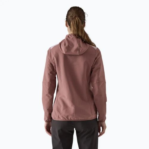 Patagonia Damen Softshelljacke R2 CrossStrata Hoody dulse mauve