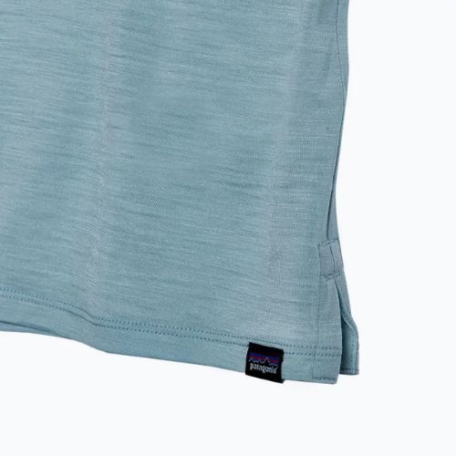 Herren Patagonia Cap Cool Merino Blend Graphic Shirt fitz roy strata/thermal blau