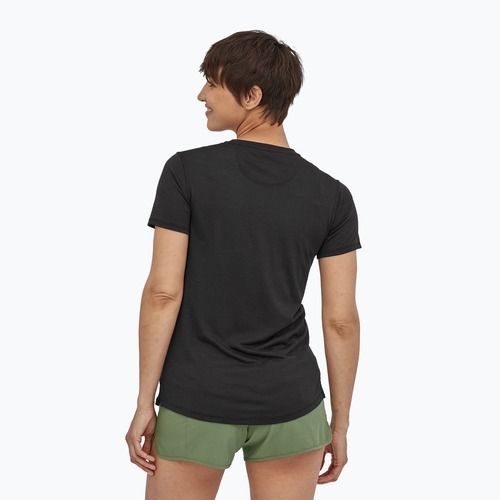 Damen Patagonia Cap Cool Merino Blend t-shirt schwarz