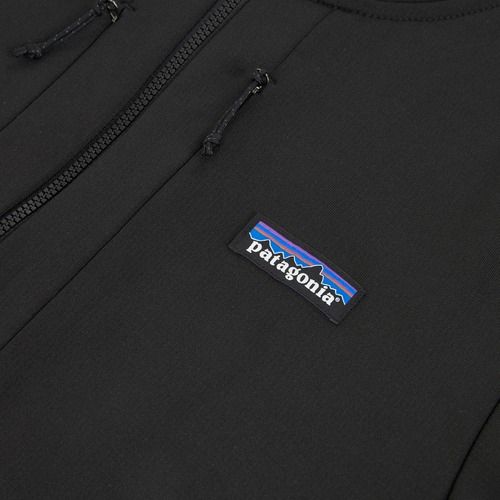 Herren Patagonia R1 Thermal Full Zip Hoody schwarz