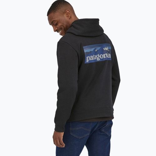 Patagonia Boardshort Logo Uprisal Hoody Tinte schwarz