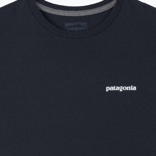 Herren Patagonia P-6 Logo Responsibili Longsleeve neu navy