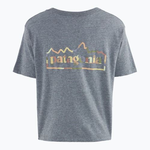 Damen Patagonia Unity Fitz Easy Cut Responsibili kiesiges Heidekraut T-Shirt