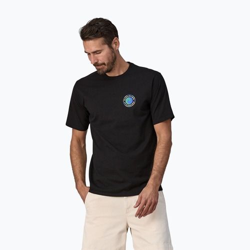 Patagonia Herren Unity Fitz Responsibili Tinte schwarzes t-shirt