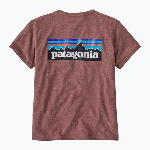 Damen Patagonia P-6 Logo Responsibili-Tee dulse mauve T-shirt