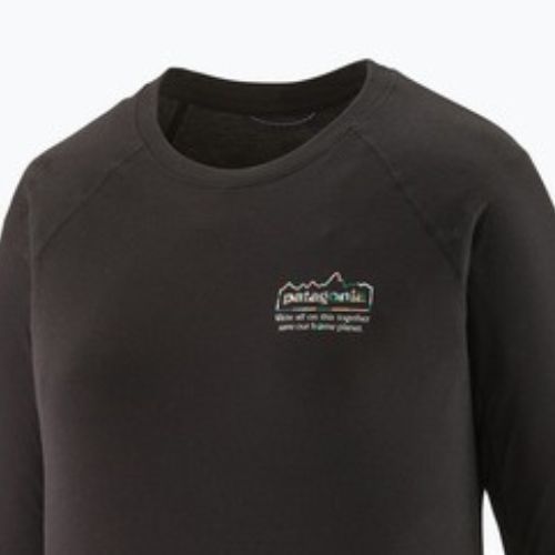 Damen Patagonia Capilene Cool Trail Grafik Einheit fitz/schwarz Longsleeve