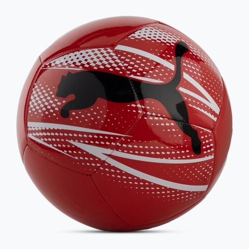 PUMA Attacanto Graphic Fußball puma rot/puma weiß/puma schwarz Größe 4