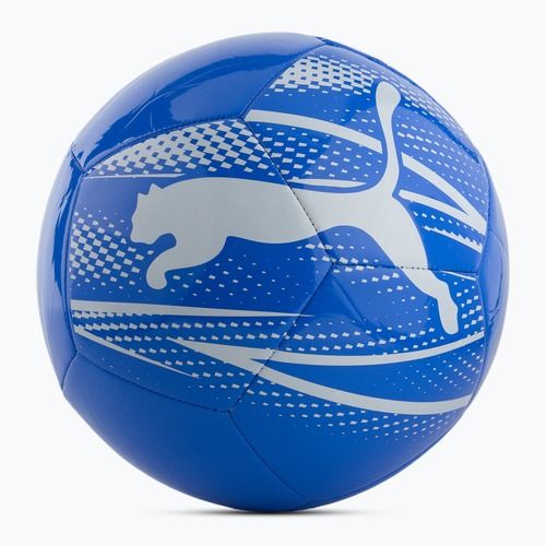 PUMA Attacanto Graphic Fußball puma weiß/blauemazing Größe 5