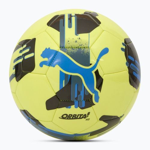 Fußball PUMA Orbita 6 MS puma white/fizzy apple Größe 3