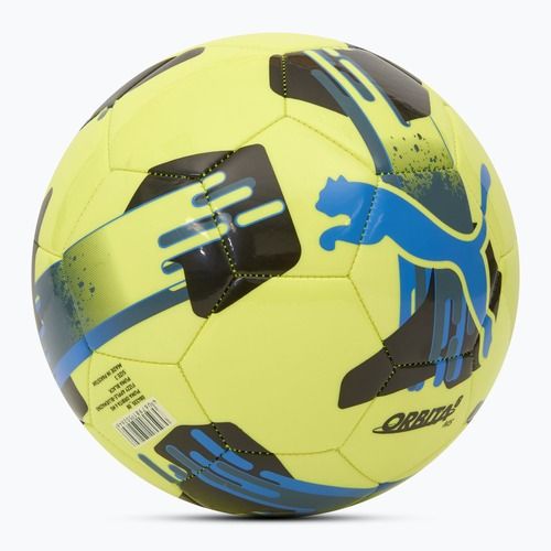Fußball PUMA Orbita 6 MS puma white/fizzy apple Größe 3