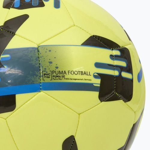 Fußball PUMA Orbita 6 MS puma white/fizzy apple Größe 3