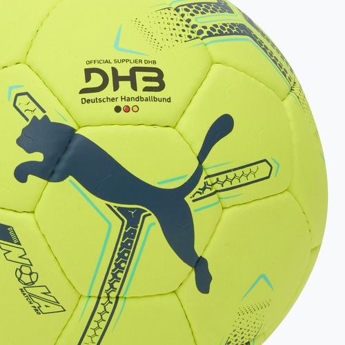 PUMA Nova Match Pro sprudelnder Apfel/graue Skier Handball Größe 2