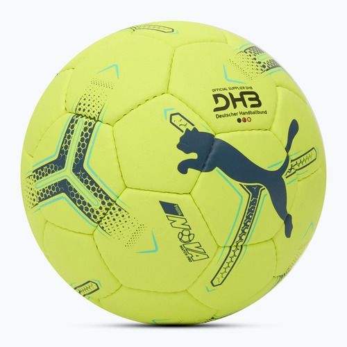 PUMA Nova Match Pro sprudelnder Apfel/graue Skier Handball Größe 2