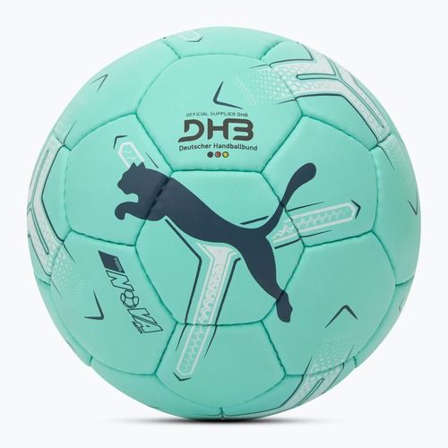 PUMA Nova Match electric handball peppermint/grau skies/puma weiß Größe 3