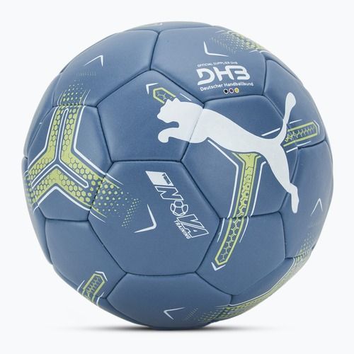 Handball PUMA Nova Training blue horizon/puma white/fizzy apple Größe 0