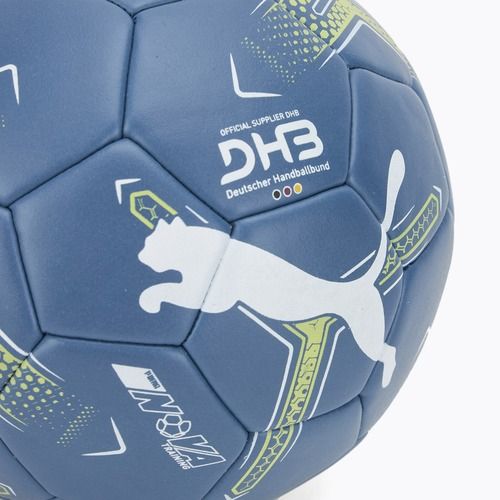 Handball PUMA Nova Training blue horizon/puma white/fizzy apple Größe 0