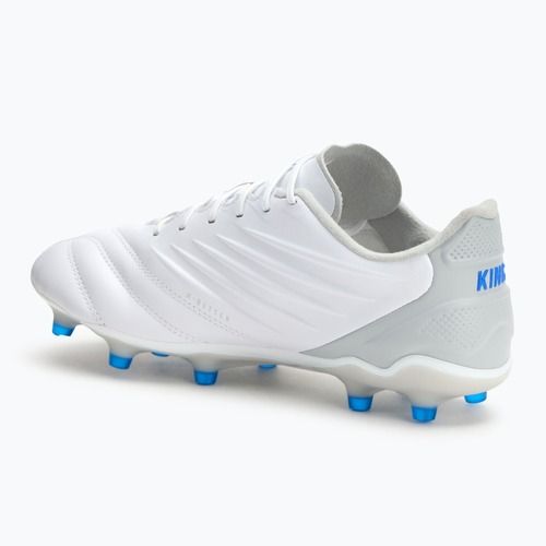 PUMA King Pro FG/AG Herren Fußballschuhe puma weiß/blauemazing/flach hellgrau/sunset glow