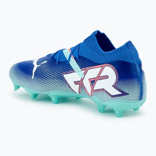 PUMA Future 7 Pro FG/AG Herren Fußballschuhe bluemazing/puma weiß/electric peppermint