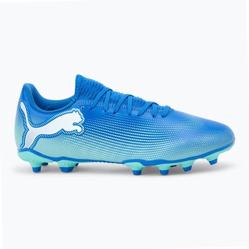Fußballschuhe PUMA Future 7 Play FG/AG hyperlink blue/mint/puma white