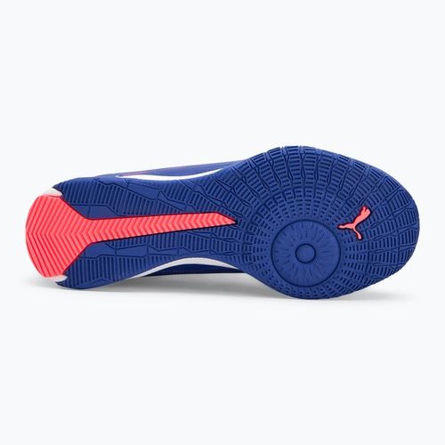 Fußballschuhe Kinder PUMA Ultra 5 Match It + Mid Jr lapis lazuli/puma white/sunset glow