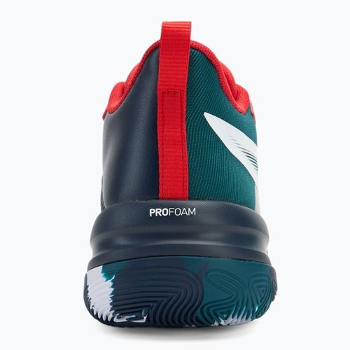 Herren-Basketball-Schuhe PUMA Genetics Club navy/kaltgrün/für alle Zeit rot