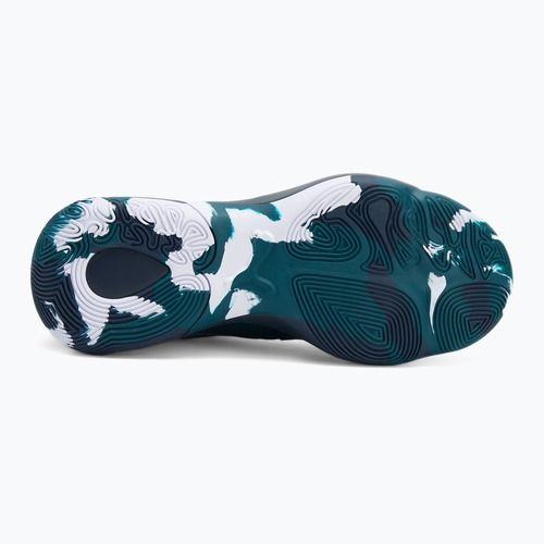 Herren-Basketball-Schuhe PUMA Genetics Club navy/kaltgrün/für alle Zeit rot
