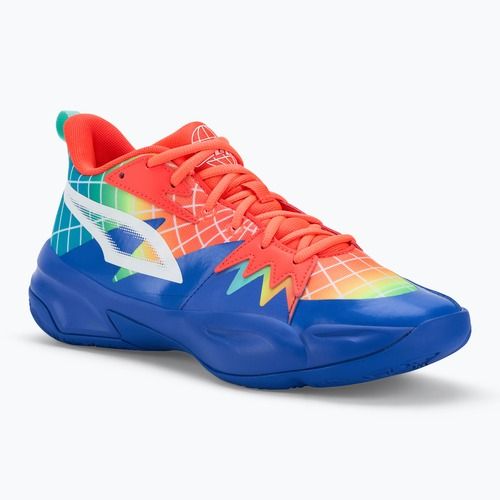 Basketballschuhe Herren PUMA Genetics Marcus Smart royal sapphire/red blast