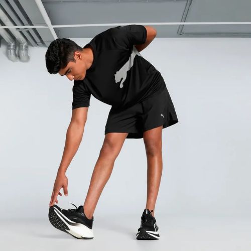 Herren PUMA Train All Day Big Cat Tee puma schwarz