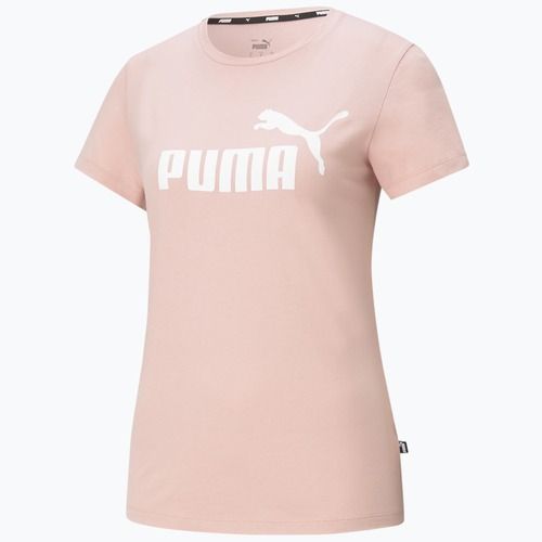 PUMA ESS Logo-T-Shirt für Frauen in Brautrosa