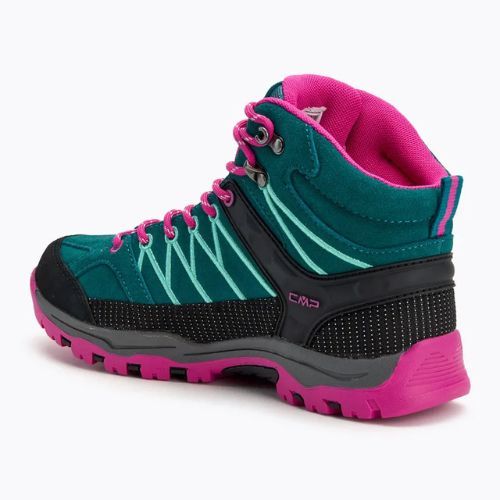 CMP Rigel Mid See / rosa fluo Junior Trekkingschuhe