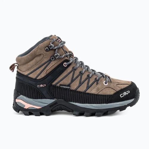 Damen-Trekkingstiefel CMP Rigel Mid Wp cenere