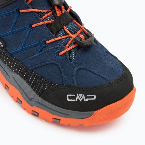 CMP Kinder-Trekking-Stiefel Rigel Low Wp b.blue / arancio