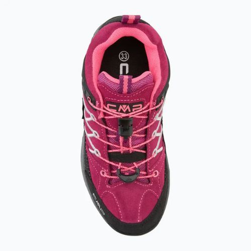 CMP Kinder-Trekking-Stiefel Rigel Low Wp beere / rosa fluo
