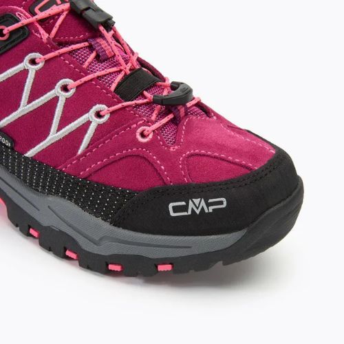 CMP Kinder-Trekking-Stiefel Rigel Low Wp beere / rosa fluo