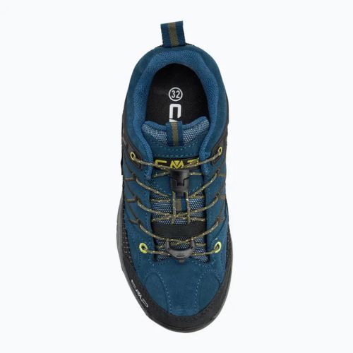 CMP Kinder-Trekking-Stiefel Rigel Low Wp blau Tinte / gelb
