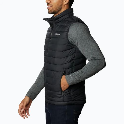 Columbia Powder Lite II Herren ärmellos schwarz