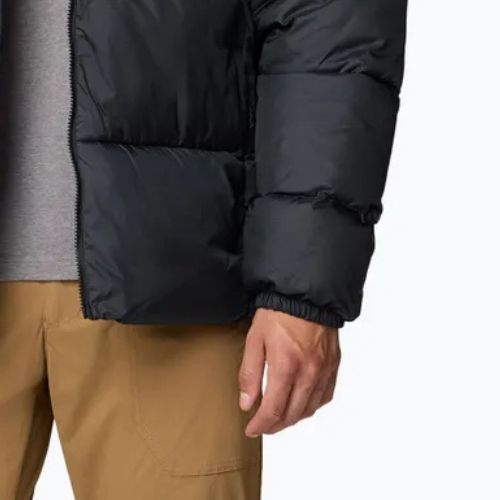 Herren Columbia Puffect II Daunenjacke mit Kapuze schwarz