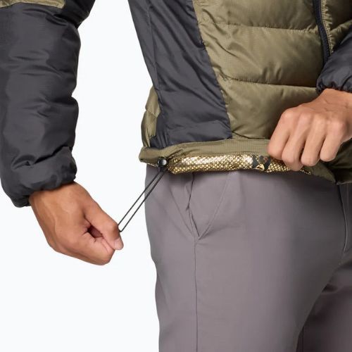 Columbia Labyrinth Loop II Hooded steingrün/ Hai Herren Daunenjacke