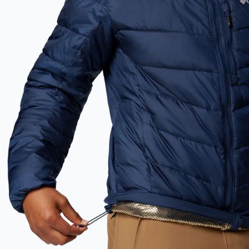 Columbia Labyrinth Loop II Herren Daunenjacke mit Kapuze marineblau