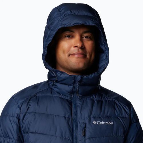 Columbia Labyrinth Loop II Herren Daunenjacke mit Kapuze marineblau