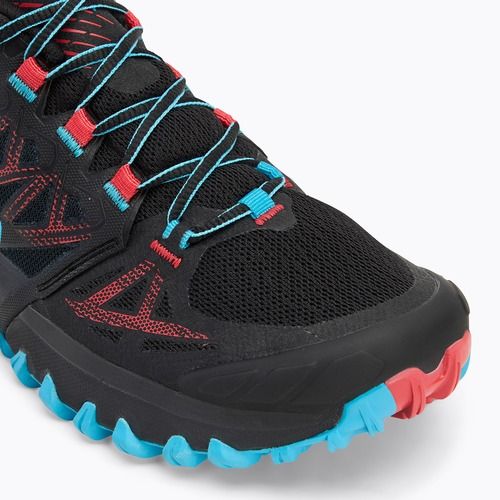 Laufschuhe Damen La Sportiva Bushido III GTX black/ hibiscus