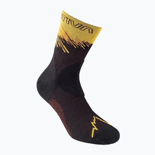 La Sportiva Ultra Laufsocken schwarz/gelb