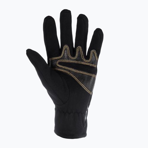 La Sportiva Stretch schwarz/gelbe Trekking-Handschuhe