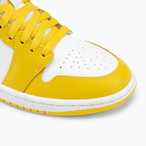 Damenschuhe Air Jordan 1 Mid white/black/vivid sulfur