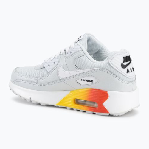 Nike Air Max 90 reines Platin/kosmischer Ton Kinderschuhe