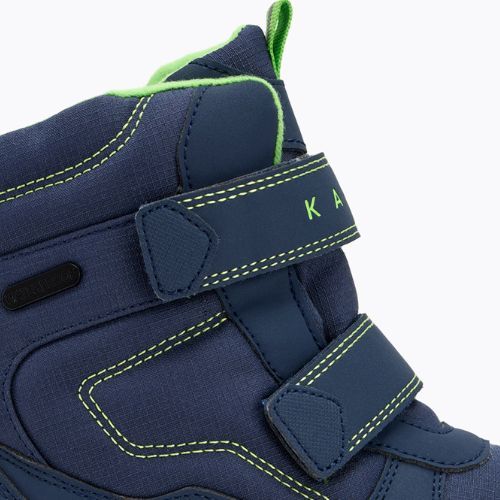 Kinder-Schneestiefel KADVA Snowey Mid WaterProof dunkelblau/grün